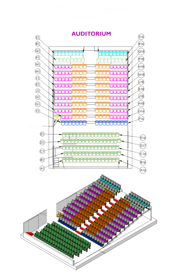 Main Auditorium Seating Plan Ludlow Assembly Rooms